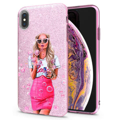 Lex Altern iPhone Glitter Case Fashion Babe