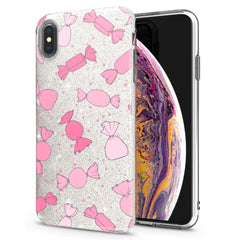 Lex Altern iPhone Glitter Case Pink Candies