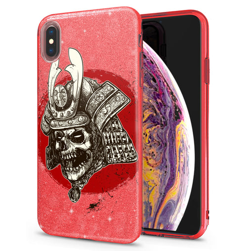 Lex Altern iPhone Glitter Case Samurai Skeleton