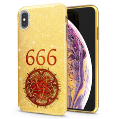 Lex Altern iPhone Glitter Case Skullbone Pentagram