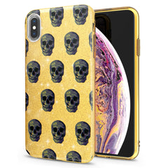 Lex Altern iPhone Glitter Case Trippy Skull