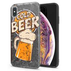 Lex Altern iPhone Glitter Case Cold Beer
