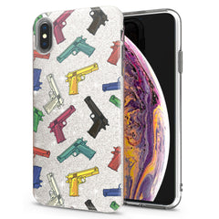 Lex Altern iPhone Glitter Case Colored Weapons