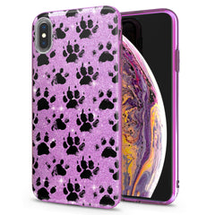 Lex Altern iPhone Glitter Case Doggy Paws Pattern