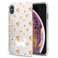 Lex Altern iPhone Glitter Case Feline Heartbeats