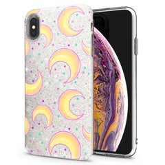 Lex Altern iPhone Glitter Case Cute Moon Pattern
