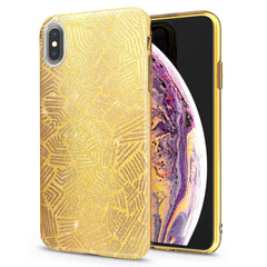 Lex Altern iPhone Glitter Case Inca Gold Sun