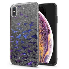 Lex Altern iPhone Glitter Case Purple Crowns