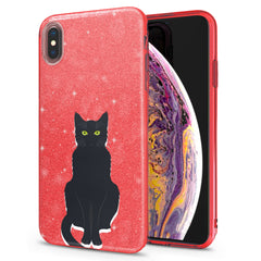 Lex Altern iPhone Glitter Case Black Cat