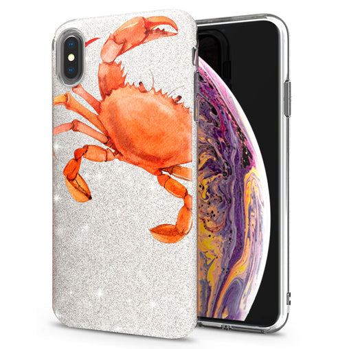 Lex Altern iPhone Glitter Case Bright Crab