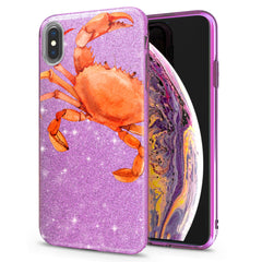 Lex Altern iPhone Glitter Case Bright Crab