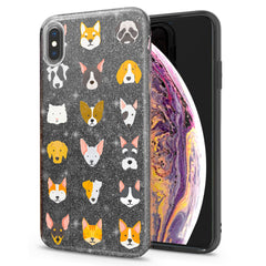 Lex Altern iPhone Glitter Case Cats and Dogs Pics
