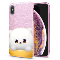 Lex Altern iPhone Glitter Case Cute Pomeranian