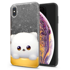 Lex Altern iPhone Glitter Case Cute Pomeranian