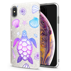 Lex Altern iPhone Glitter Case Tropical Turtle
