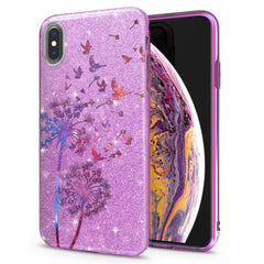 Lex Altern iPhone Glitter Case Birdie Floral Dandelion
