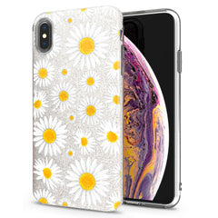 Lex Altern iPhone Glitter Case Daisy Chamomile Flowers
