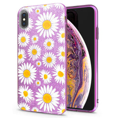 Lex Altern iPhone Glitter Case Daisy Chamomile Flowers