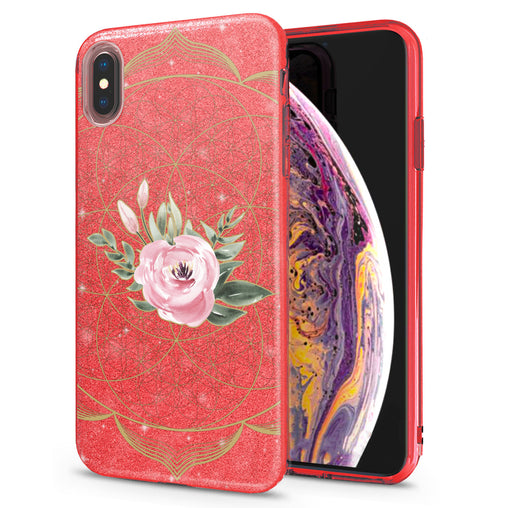 Lex Altern iPhone Glitter Case Pink Tea Rose