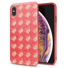 Lex Altern iPhone Glitter Case Crown Pattern