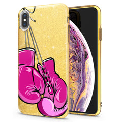 Lex Altern iPhone Glitter Case Boxing Gloves