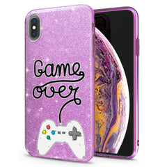 Lex Altern iPhone Glitter Case Retro Video Gamepad