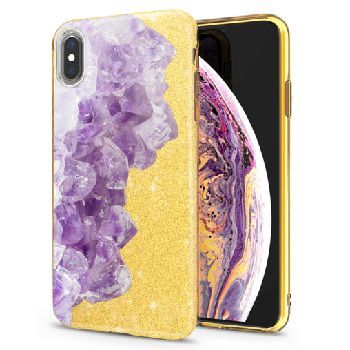 Lex Altern iPhone Glitter Case Purple Minerals