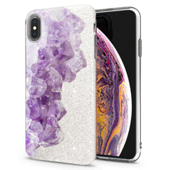 Lex Altern iPhone Glitter Case Purple Minerals