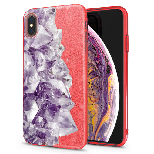 Lex Altern iPhone Glitter Case Violet Minerals