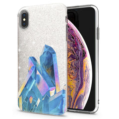 Lex Altern iPhone Glitter Case Blue Crystals