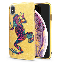 Lex Altern iPhone Glitter Case Colored Frog