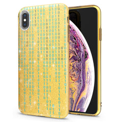 Lex Altern iPhone Glitter Case Code Pattern