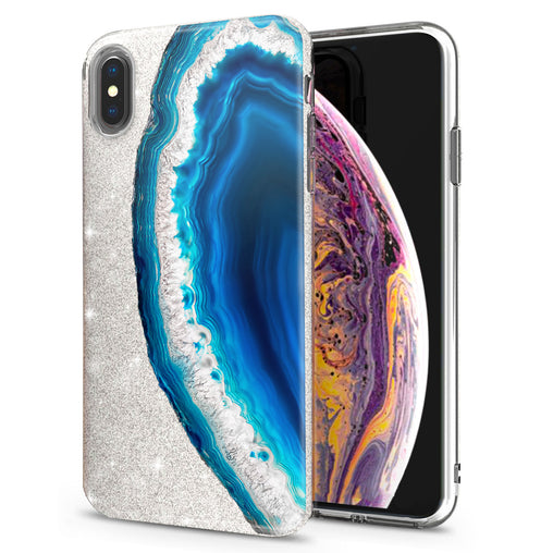 Lex Altern iPhone Glitter Case Agate Geode