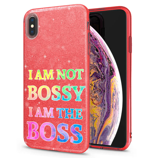Lex Altern iPhone Glitter Case Boss Quote