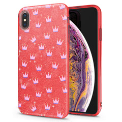 Lex Altern iPhone Glitter Case Pink Crown