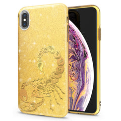 Lex Altern iPhone Glitter Case Yellow Scorpion