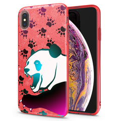 Lex Altern iPhone Glitter Case Colorful Panda