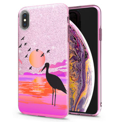 Lex Altern iPhone Glitter Case Landscape Heron