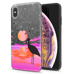 Lex Altern iPhone Glitter Case Landscape Heron