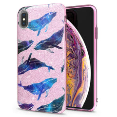 Lex Altern iPhone Glitter Case Whale Pattern