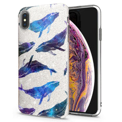 Lex Altern iPhone Glitter Case Whale Pattern