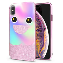 Lex Altern iPhone Glitter Case Trippy Cute Face