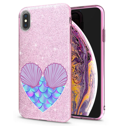 Lex Altern iPhone Glitter Case Mermaid Heart