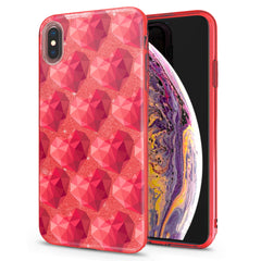Lex Altern iPhone Glitter Case Geometric Hearts