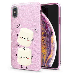 Lex Altern iPhone Glitter Case Cute Marshmallow