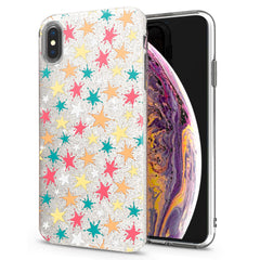 Lex Altern iPhone Glitter Case Colored Stars Pattern