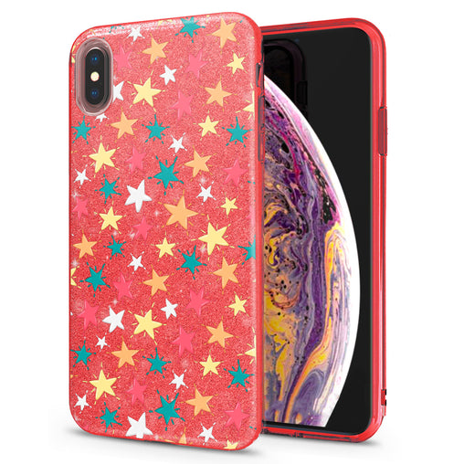 Lex Altern iPhone Glitter Case Colored Stars Pattern
