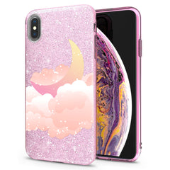 Lex Altern iPhone Glitter Case Pink Clouds