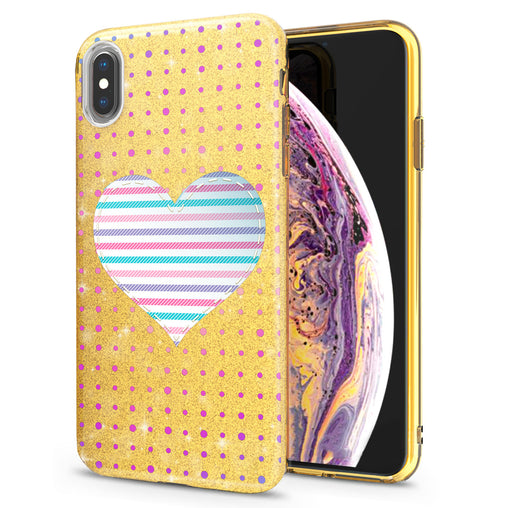 Lex Altern iPhone Glitter Case Cute Heart