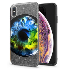 Lex Altern iPhone Glitter Case Blue Eye